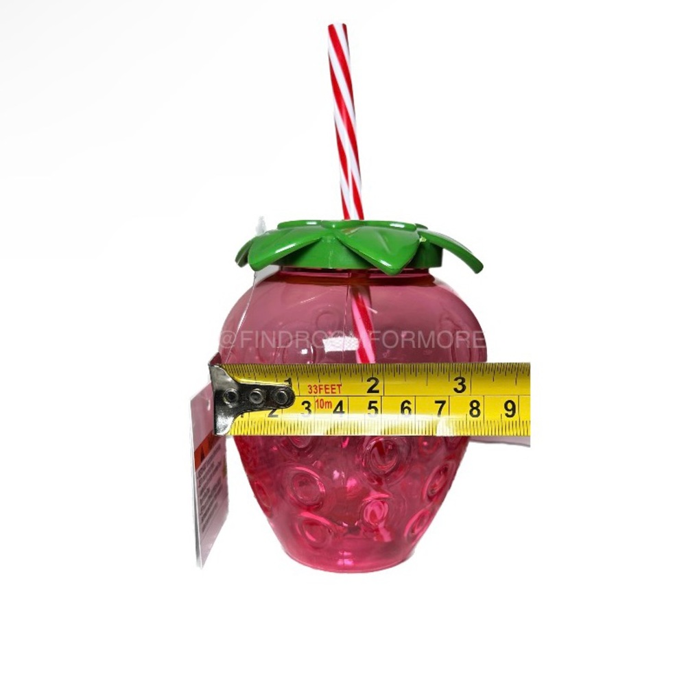 Strawberry Shaped LED Tumbler with Straw - Picture 7 of 7